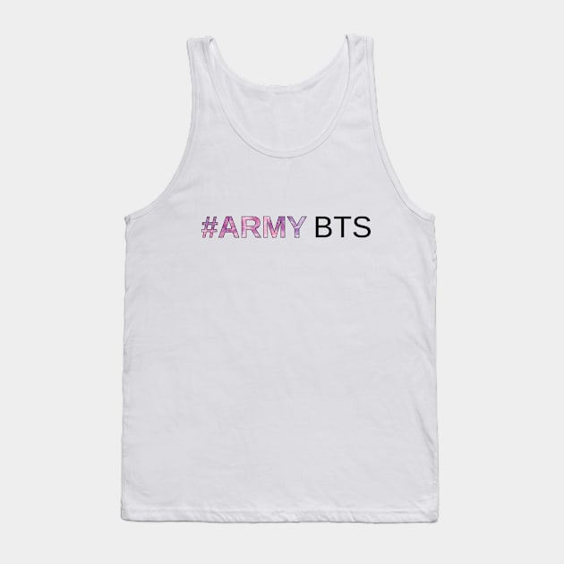 Army BTS Tank Top by Marija154